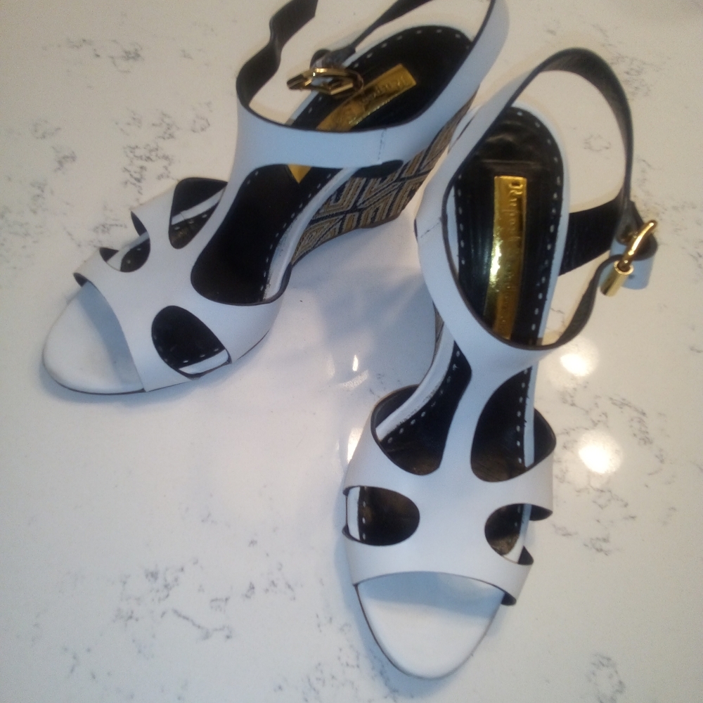 Rupert Sanderson Wedges Sz. 8.5 - Picture 2 of 2